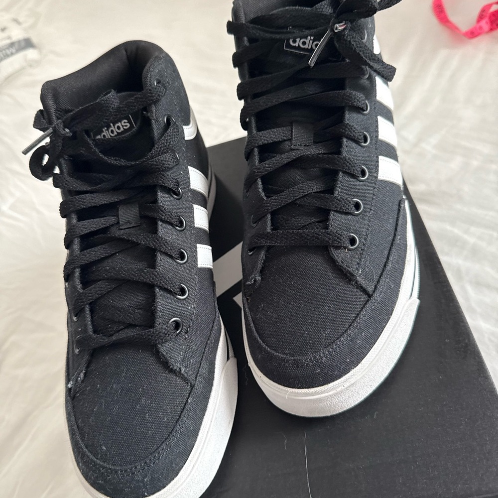 Adidas Classic Black and White High-Tops